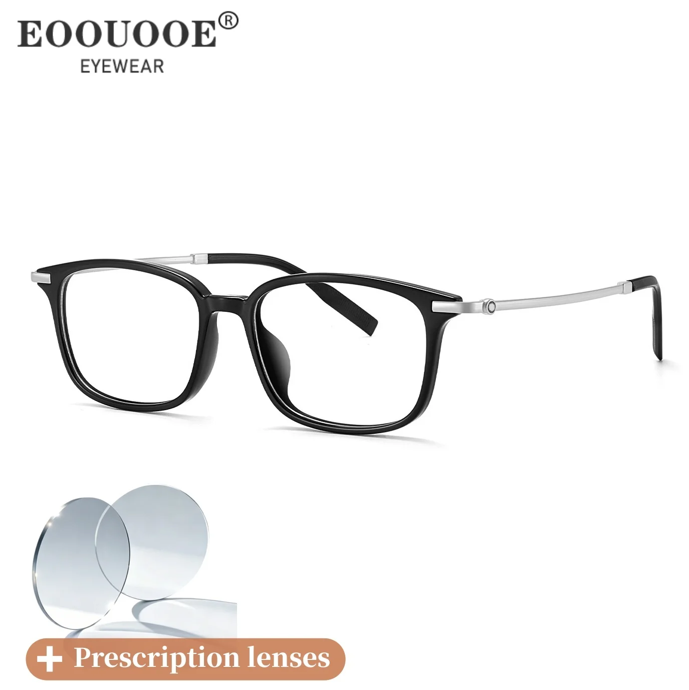 

Men Square Glasses TR90 With Titanium Lentes Progresivos Brillen Blaulichtfilter Personnalisées Cadeau Myopia Correction f