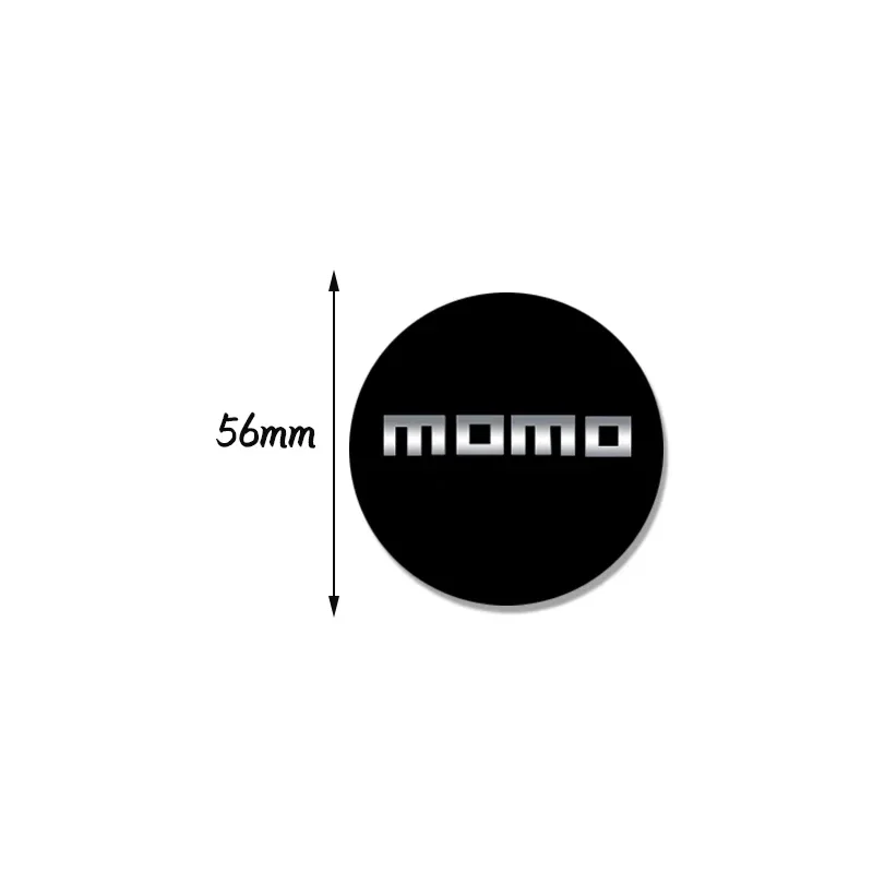 4Pcs 56mm MOMO Emblem Car Wheel Center Hub Caps Stickers For Mitsubishi Nissan KIA BMW TESLA Opel Toyota Volkswagen Ford