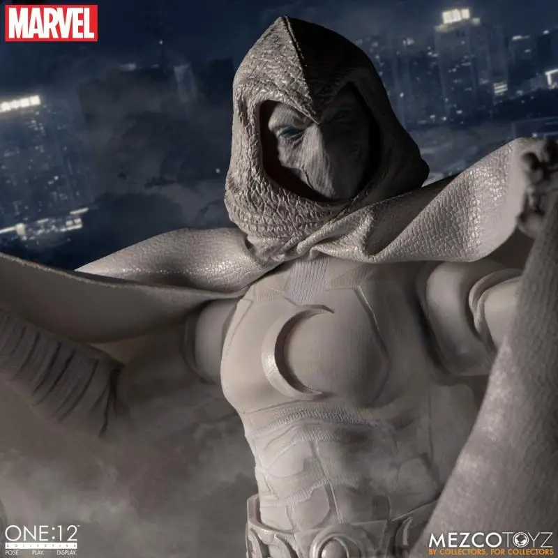 In Stock Original Mezco ONE:12 Moon Knight Anime Action Collection Figures Model Toys Gifts for Kids