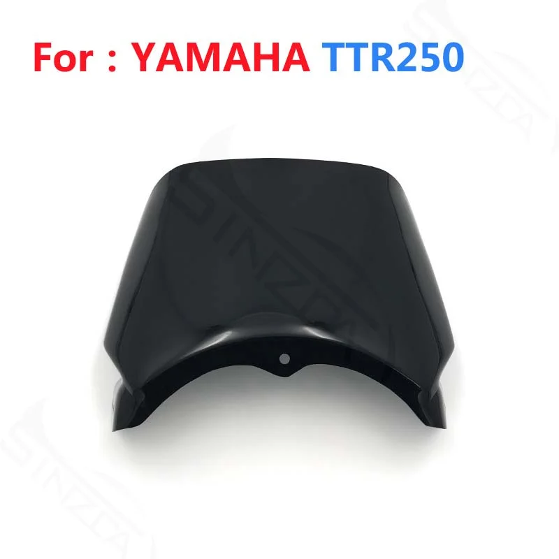 For Yamaha TTR250 TTR 250 TT-R Motorcycle Windshield Windscreen Front Visor Screen Wind Deflectors Black