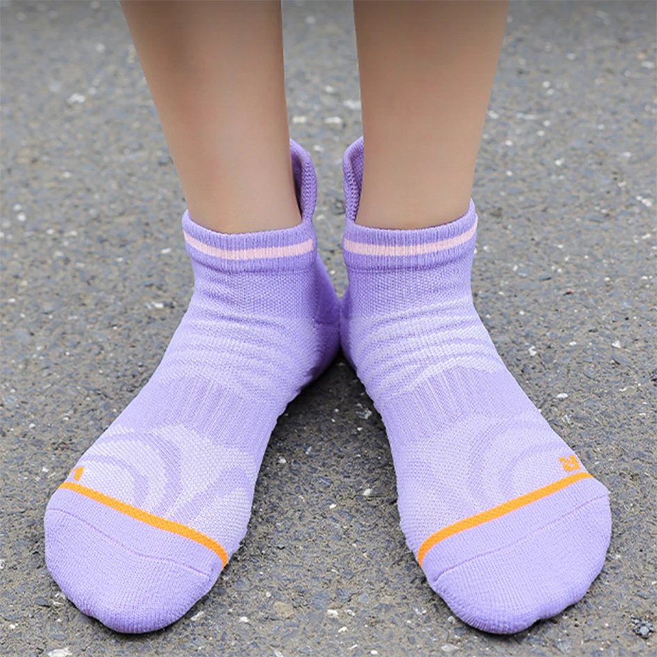 3/6 Paar Damen-Sportsocken, atmungsaktiv, zum Laufen, Sport, Kompressionssocken, weich, modisch, niedrig geschnitten, schnell trocknend, Fitness-Socken – Detail 6