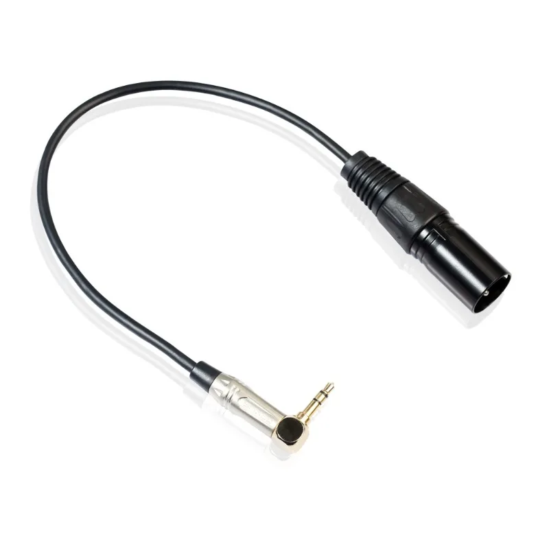 

0.3M 90 Degree 3.5Mm Stereo Trs Male To Xlr 3Pin Female Audio Cable Wire Audio Converter For Earphone Microphone Electric Guitar