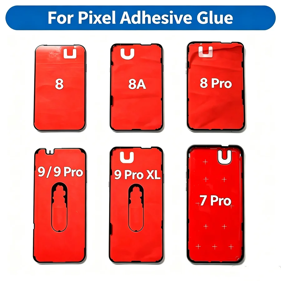 For Google Pixel 7Pro 8  8Pro 8A 9 9Pro 9ProXL LCD Screen Display Front Adhesiver Glue Back Sticker Tape 1Pcs Adhesive