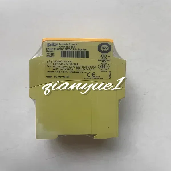 

2026 Brand New 774310 X3 24vac/vdc 3n/o 1n/c 1so Safety Relay Brand New Original Spot Plc