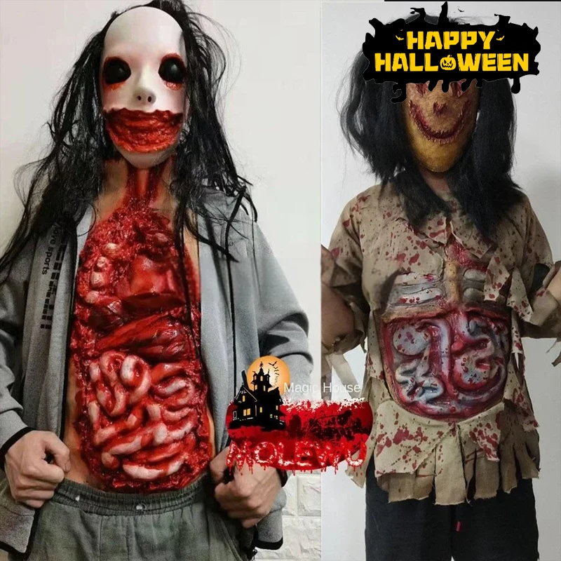 

Escape Room Organ Props Life Size Bloody Intestines Colon Lungs Latex Guts Haunted Hospital Decor Gore Kit Removable