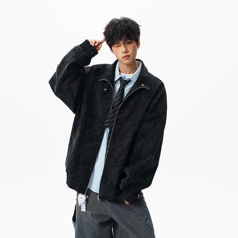 釣りジャケット 春秋新作 レザージャケット アウトドア メンズ おしゃれコート スタンドカラー ジップアップ レザージャケット