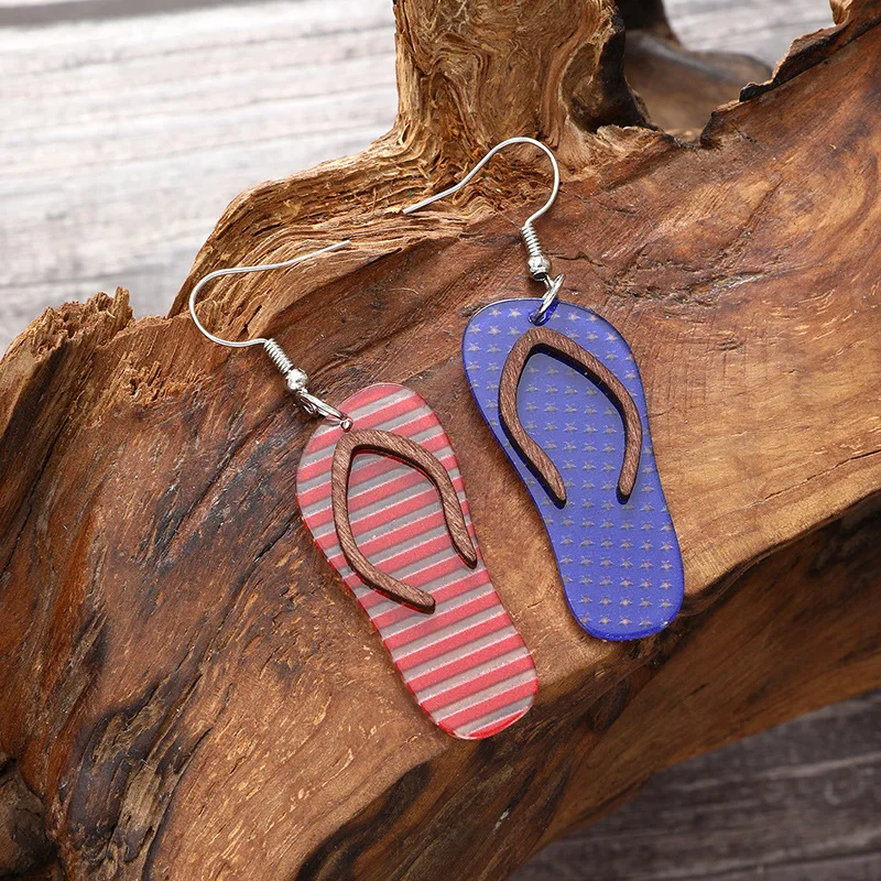 300pairs/lot bikini shaped striped earrings, day earrings, women's earrings