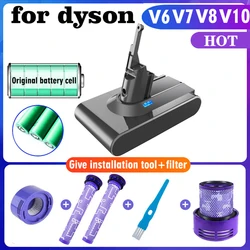 6000mAh For dyson V8 YH5 battery compatible V6 V7 V10 batteries chargeable battery for vacuum cleaner DC62 SV10 SV11 SV12