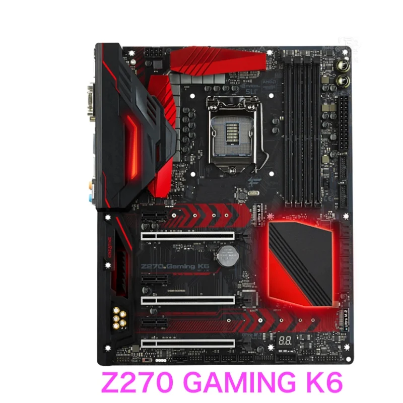 

Suitable For ASROCK Z270 GAMING K6 Desktop Motherboard LGA 1151 DDR4 Mainboard 100% Tested OK Fully Work