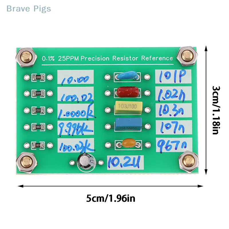 Precision Resistance Reference Board Used With AD584 LM399 To Calibrate And Calibrate Multimeters