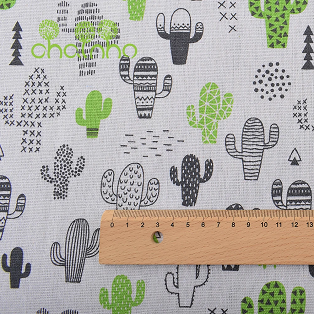 Chainho,Printed Cotton Linen F - Sewing Geotextile Fabric recension och pris
