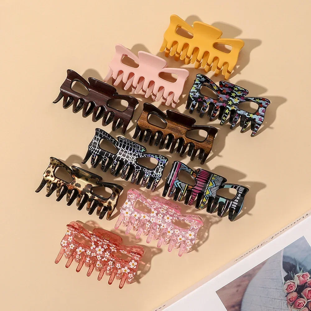 1pc 13.8cm Retro Little Monster Hair Clip Large custom Fashion Ladies Back of Head Clip Holiday Girl Hair Accessory Gift