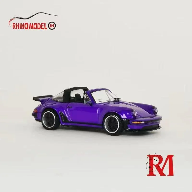 Rhino Model 1:64 Singer Study Black/Purple Cabriolet Model Car