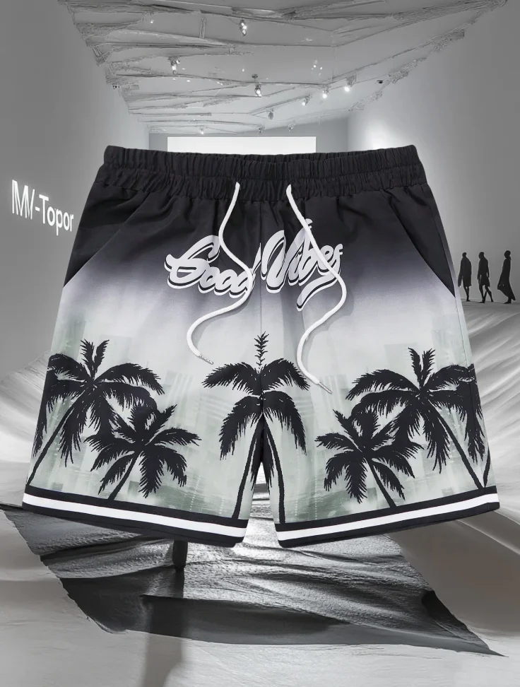 

Summer Hot-selling 3D Printed Shorts Quick-drying Sweat-absorbing Sports Beach Vacation Shorts 2025 New Fashion Street Moto