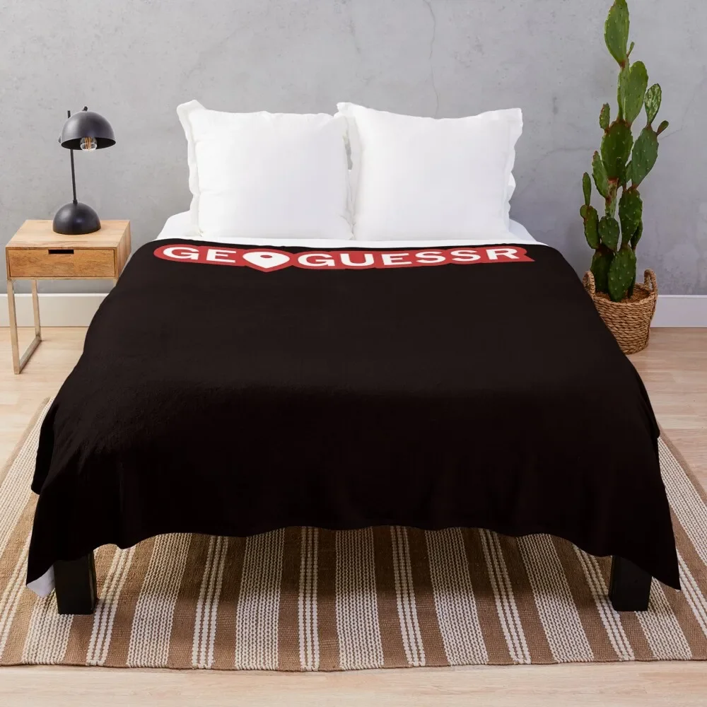 

GeoGuessr Logo Throw Blanket Stylish Warm Blanket for Living Room Bedroom