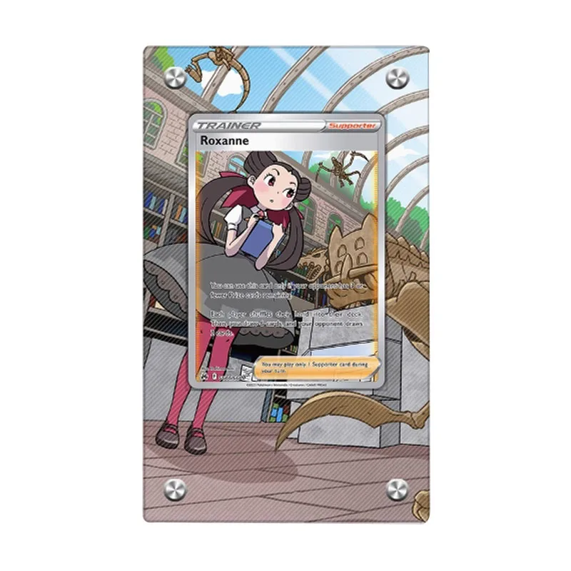 بوكيمون توروس تمديد اللوحة عرض موقف PTCG بيكاتشو روكسان دندرا لعبة كلاسيكية الاكريليك الطوب مهرجان هدية لا بطاقة