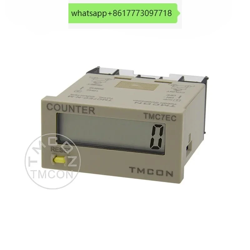 

2 шт. TMCON TMC7EC цифровой дисплей камертива счетчик электронный счетчик накопления жидкокристаллический дисплей