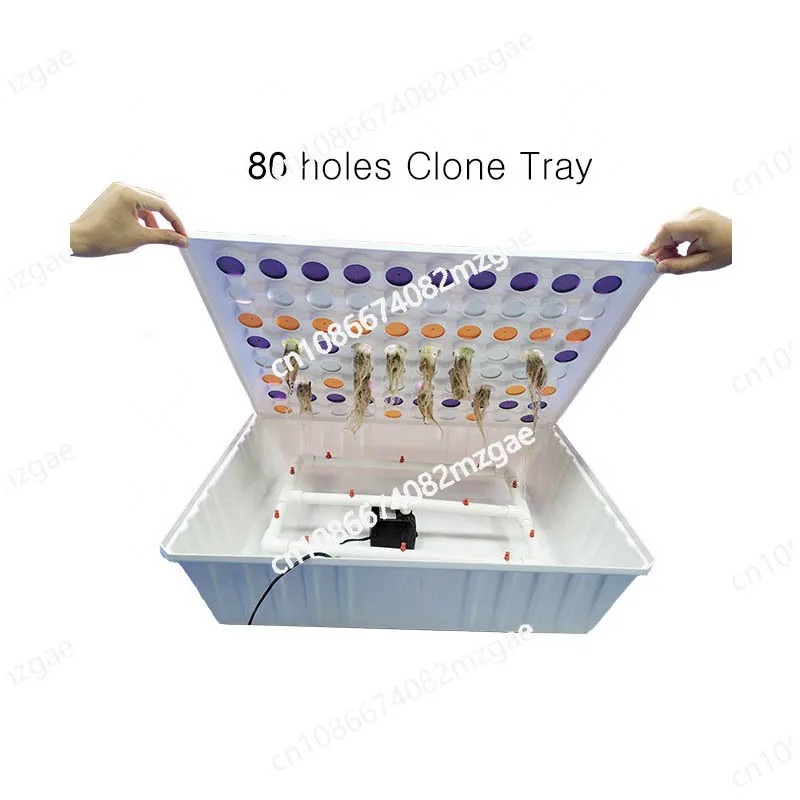 ABS seedling basin with spray system aerial seeding tray hydroponic system home garden vegetable hydroponic clone tray