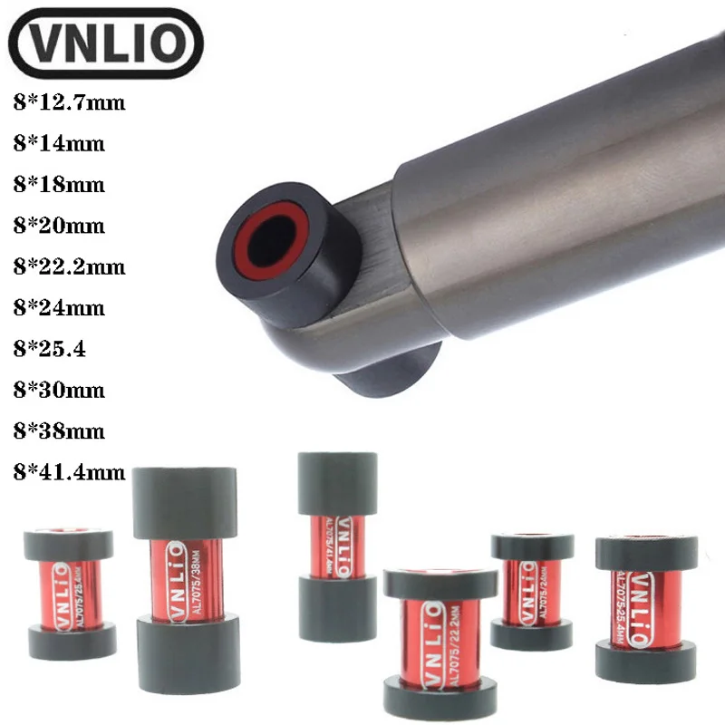 Image of VNlio Mountainbike-Stoßdämpferbuchse hinten, Drehpunkt, Außendurchmesser 12,7, Innendurchmesser 8, Stoßdämpfer-Zubehör