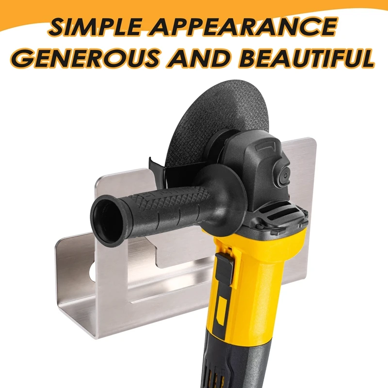 AC88-Angle Grinder Holder Wall Mount Angle Grinder Holder Tool Grinder Bracket Grinder Tool Holder Grinder Tool Holder