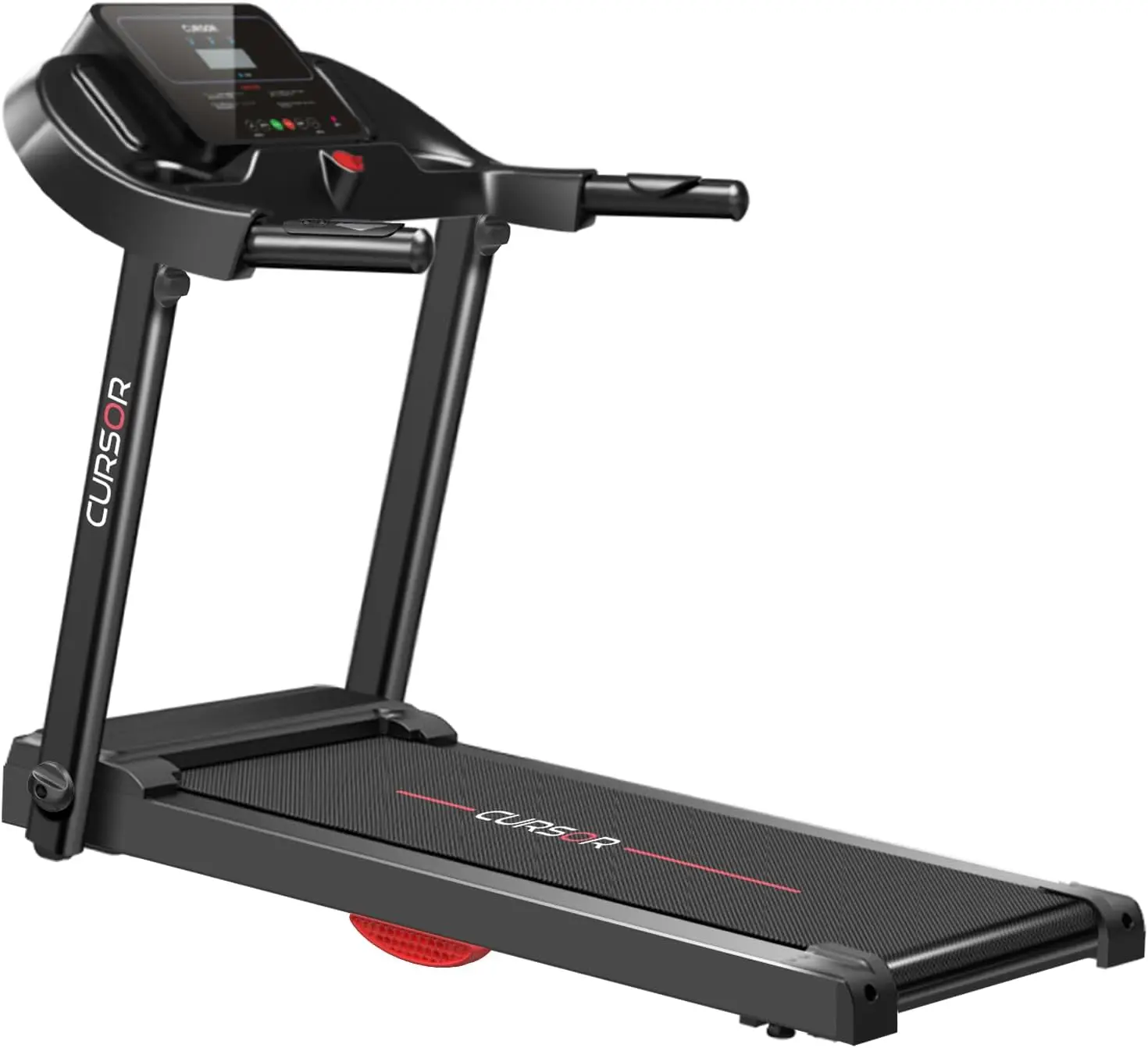 Home Folding Treadmill with Pulse Sensor, 2.5 HP Quiet Brushless, 7.5 MPH, 265 LBS Capacity