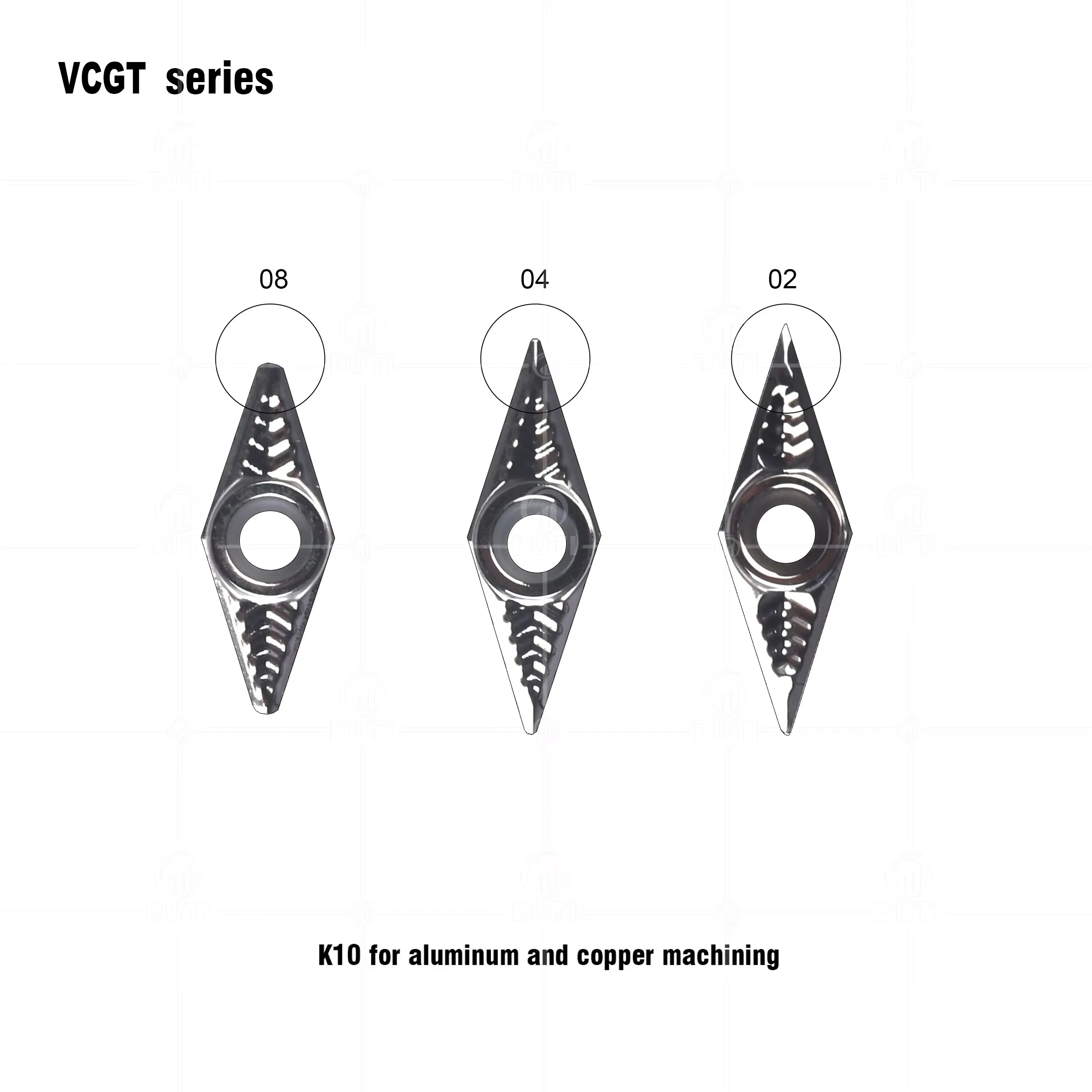 

DESKAR 100% оригинальный токарный станок с числовым управлением VCGT110304 VCGT160404 VCGT160408 VCGT160402 AL K10, токарный резак для алюминия