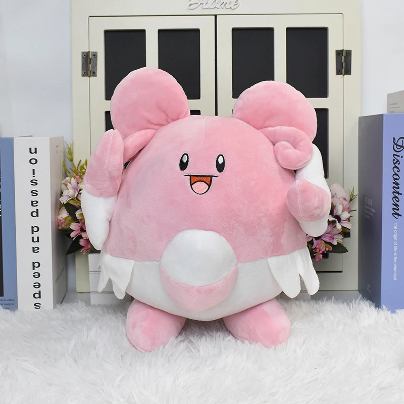 TAKARA Tomy Pokemon Blissey Anime Happy Blissey Plush Toys Soft Stuffed Cute Baby Chansey Dolls Gifts for Kids Children