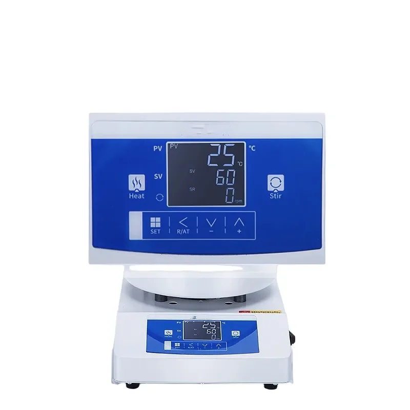 Nuova pentola riscaldante con agitazione magnetica Riscaldamento elettrico digitale Temperatura costante Bagno d'acqua Bagno d'olio Macchina elettromagnetica