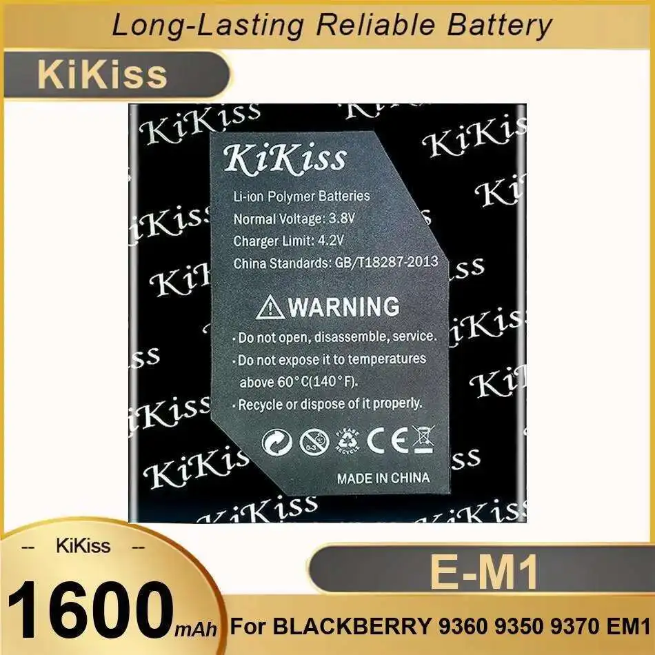 

E-M1 Mobile Phone Battery High-Efficiency 1600Mah For Blackberry 9360 9350 9370 EM1