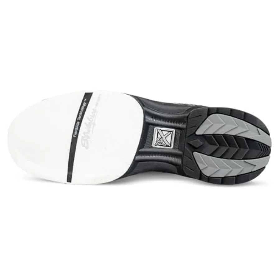 حذاء البولينج KR Strikeforce Admiral أسود/رمادي للرجال لليد اليمنى فقط لأداء البولينج للبطولة الاحترافية يستخدم الهندسة