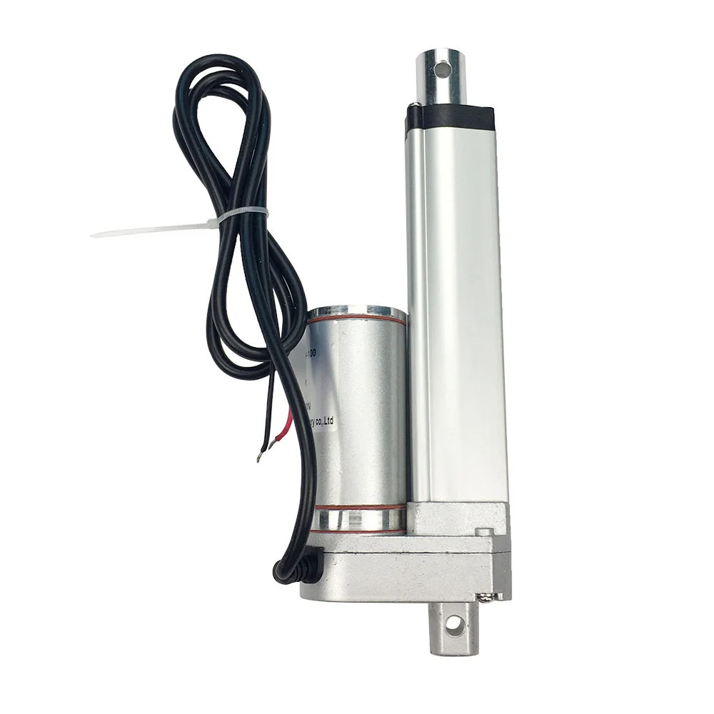 Overload DC12v 24V 48V 2000N Electric Linear Actuator. Linear Motor Movement Stroke: 50mm, 100mm, 200mm, 500mm