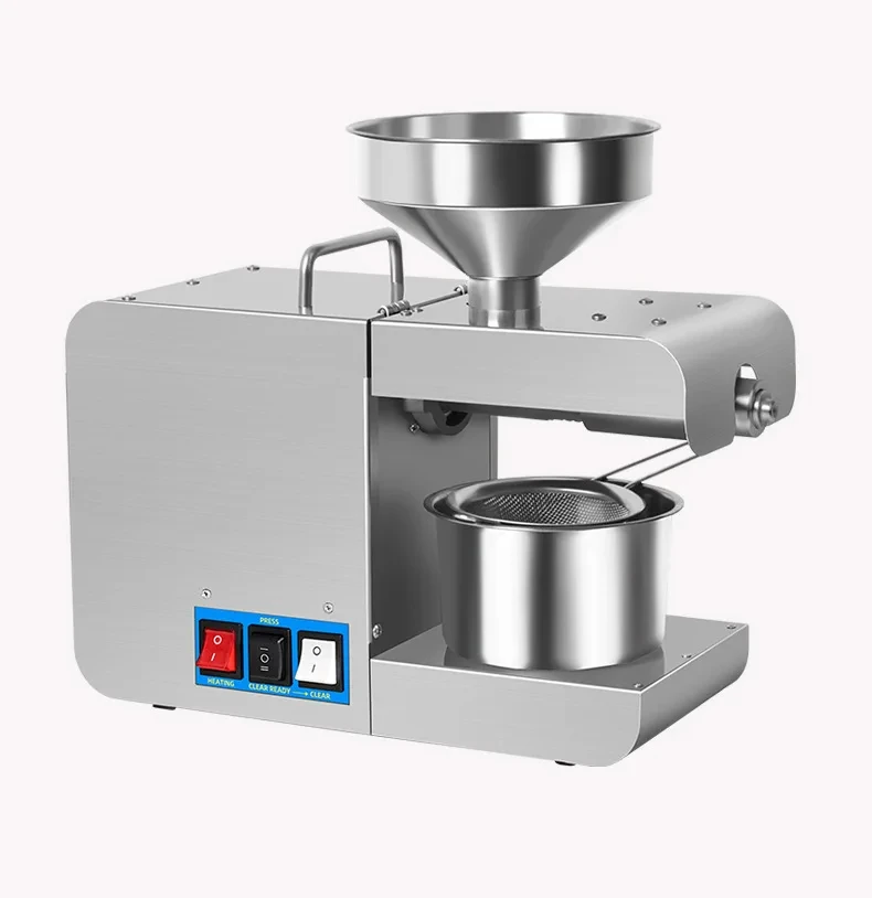 

Portable Oil Press Machine for Seeds Nuts Cold Hot Dual Function
