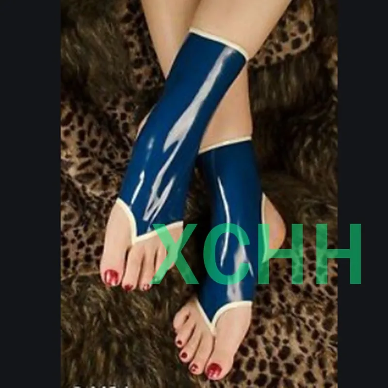 

Women Girl Handmade Latex Socks Customize Size Short Sock Cosplay Costumes