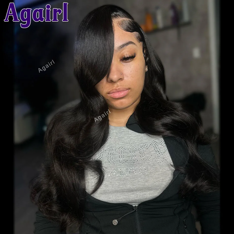 Ash Blonde Lace Frontal Wig para mulheres, perucas de cabelo humano, fechamento transparente Lace Wig, Body Wave, pronto, 6x4, 13x6, 13x4, 200 Densidade