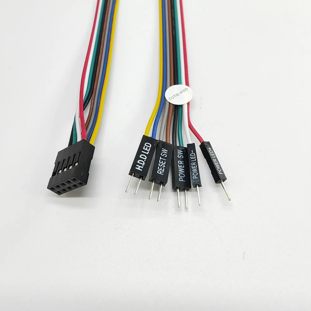 9ピン統合ATXマザーボードジャンパー延長ケーブルリセット電源SW