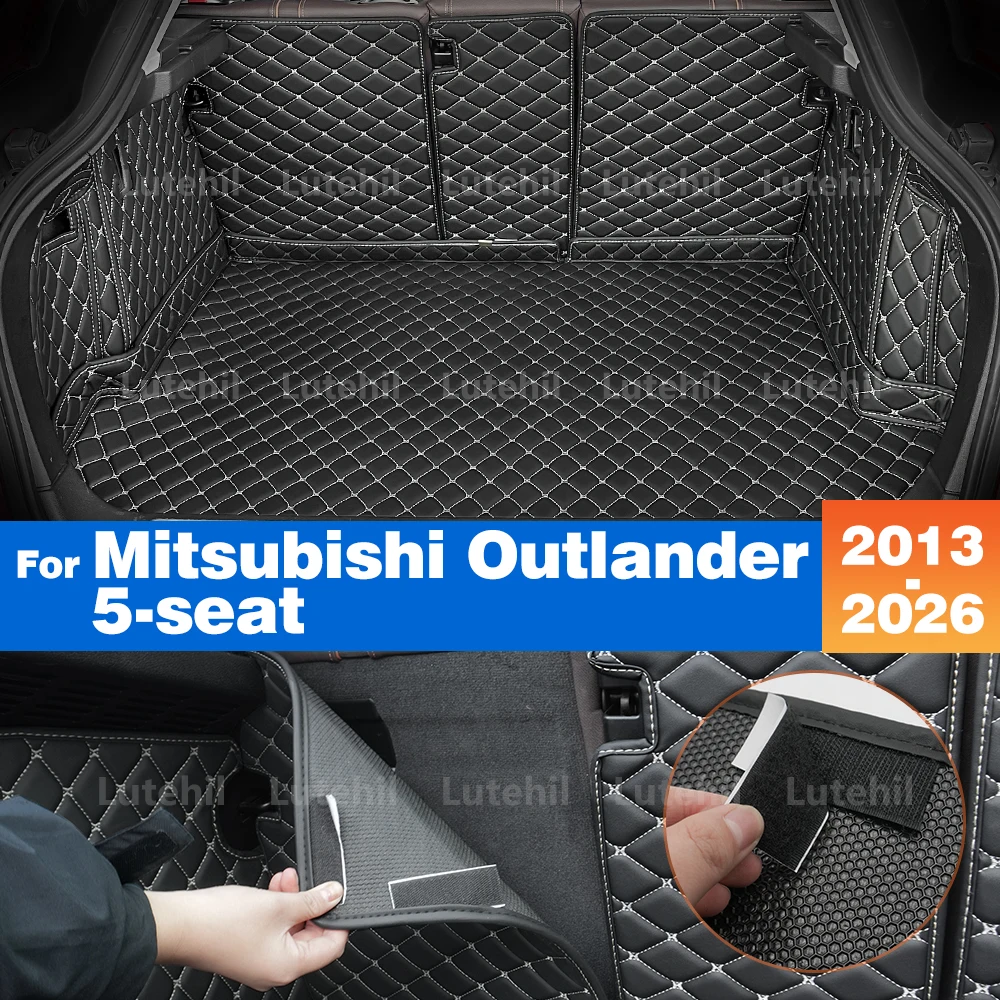 

Для Mitsubishi Outlander 5-местный 2013-2016 15 14 авто полное покрытие коврик для багажника автомобильный защитный коврик грузовой вкладыш аксессуары для интерьера