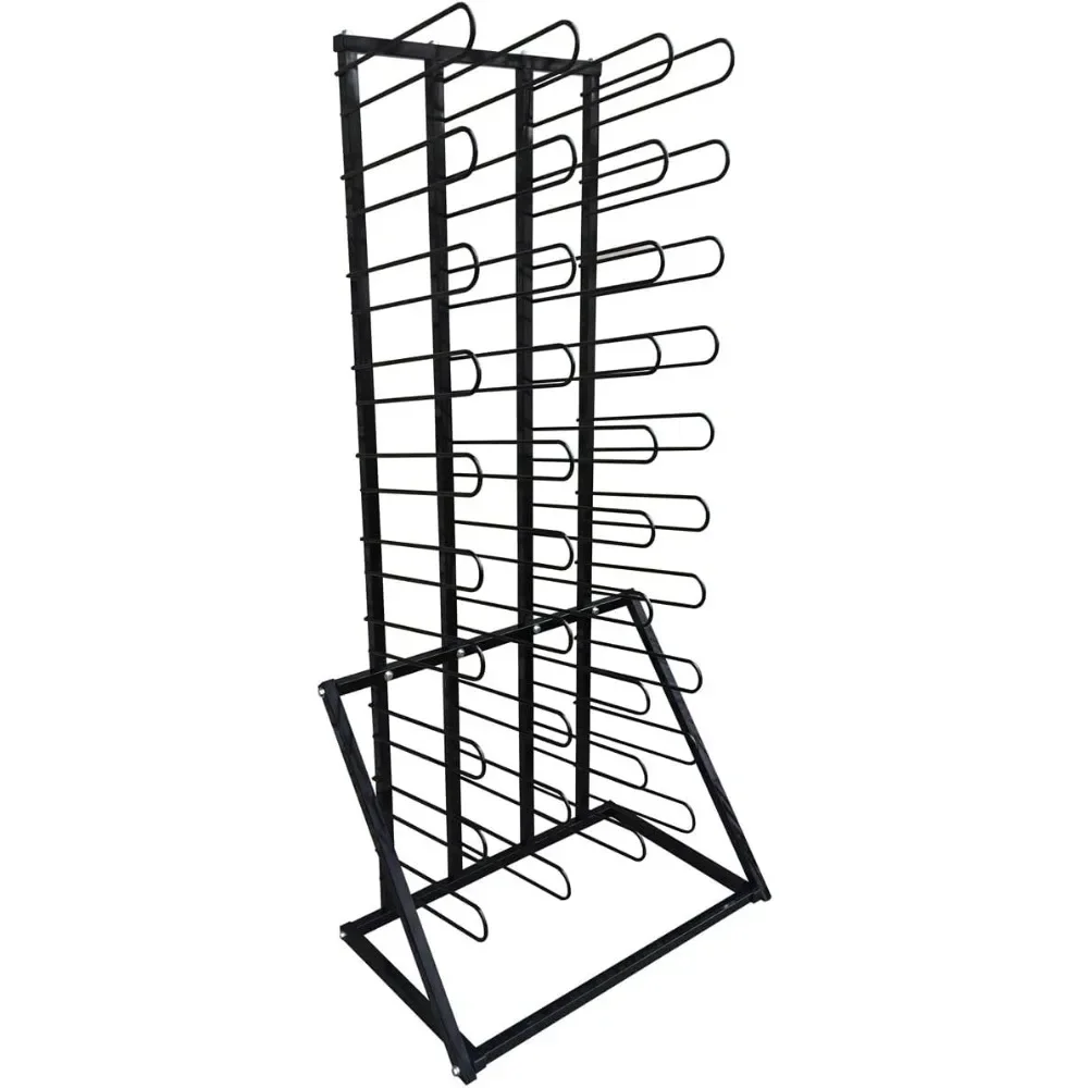 XMSJ Display Stands,Vinyl Roll Floor Storage Rack - Holds 40 Rolls,book Shelves