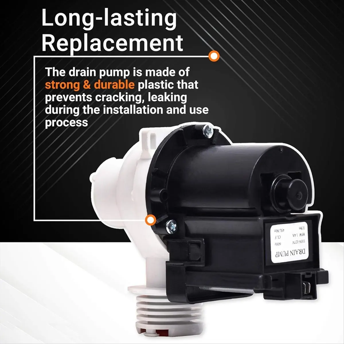 

W10391443 для сменного сливного насоса стиральной машины для одежды с фронтальной загрузкой, модель 3020184 120 В