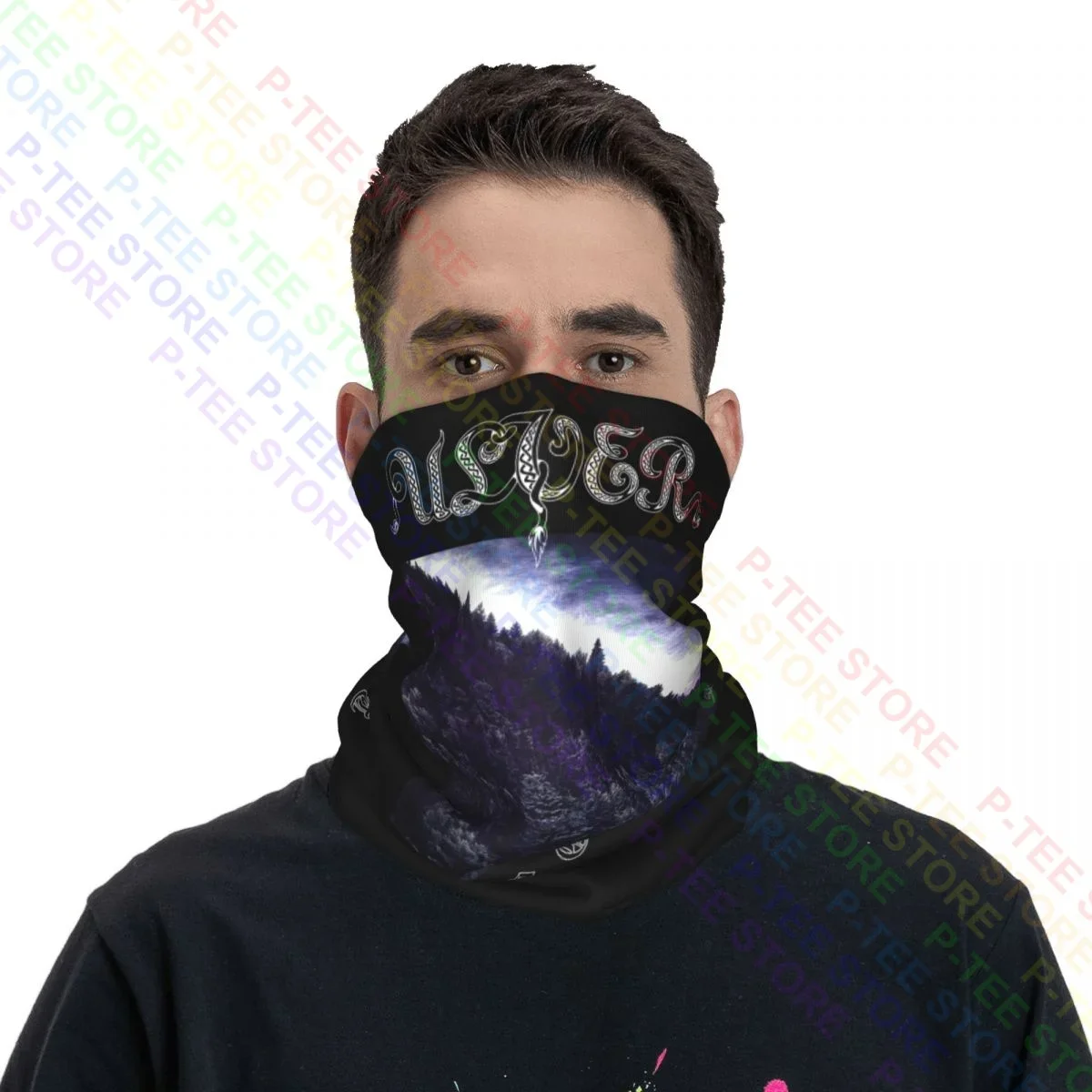 Ulver - Bergtatt Neck Gaiter Bandana Scarf Маска для лица Мягкая модная многофункциональная