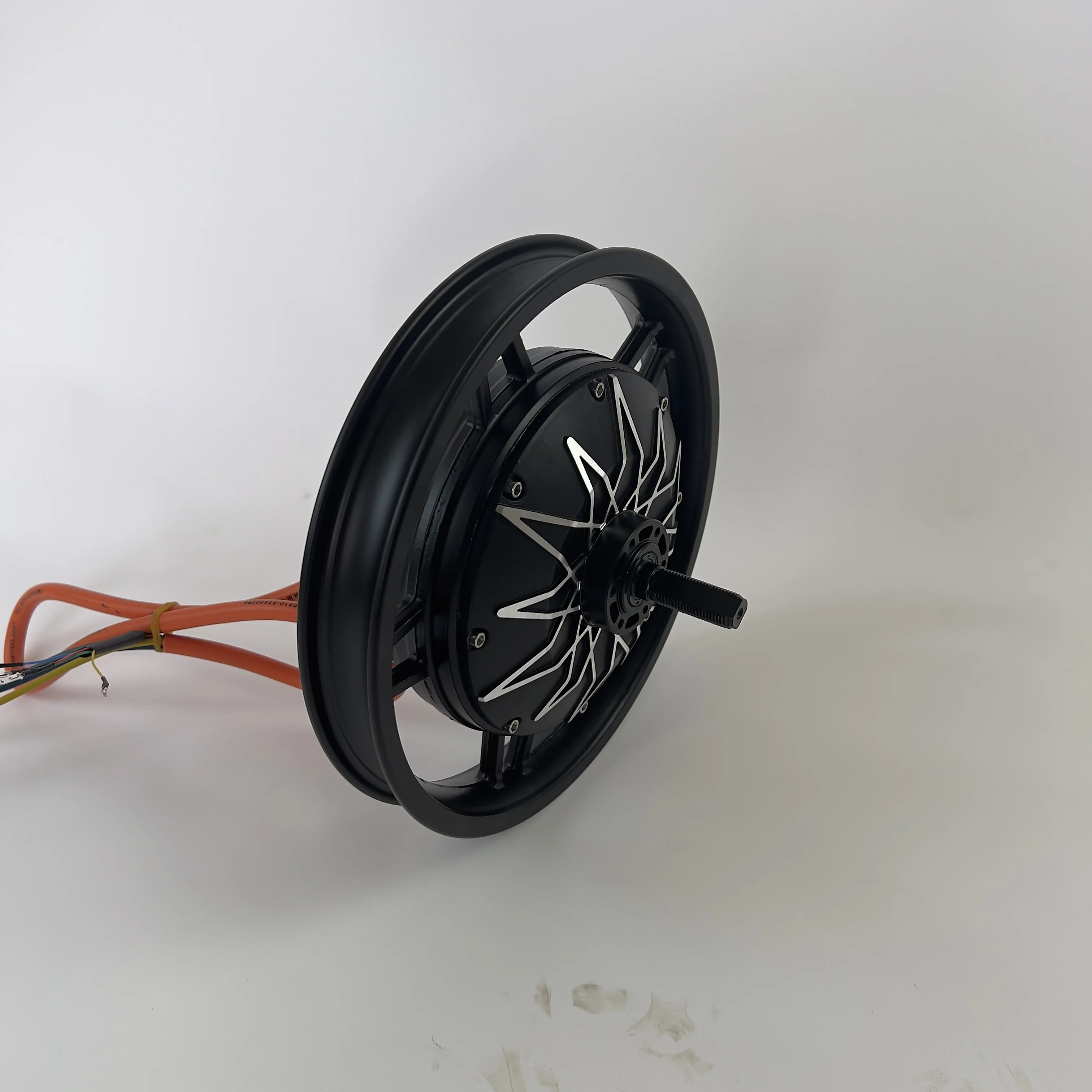 14-дюймовый мощный мотор-концентратор мощностью 5000 Вт для электрического мотоцикла, оптовая продажа, бесщеточный безредукторный мотор-концентратор для скейтборда