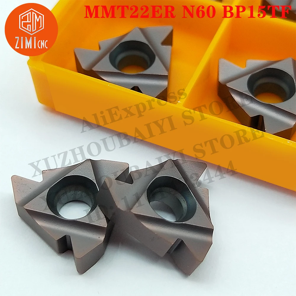 MMT22ER N60 BP15TF MMT22ER N60 كربيد خارجي تحول إدراجات الموضوع أدوات تحول القاطع أدوات قطع الخيط أدوات CNC بلاد