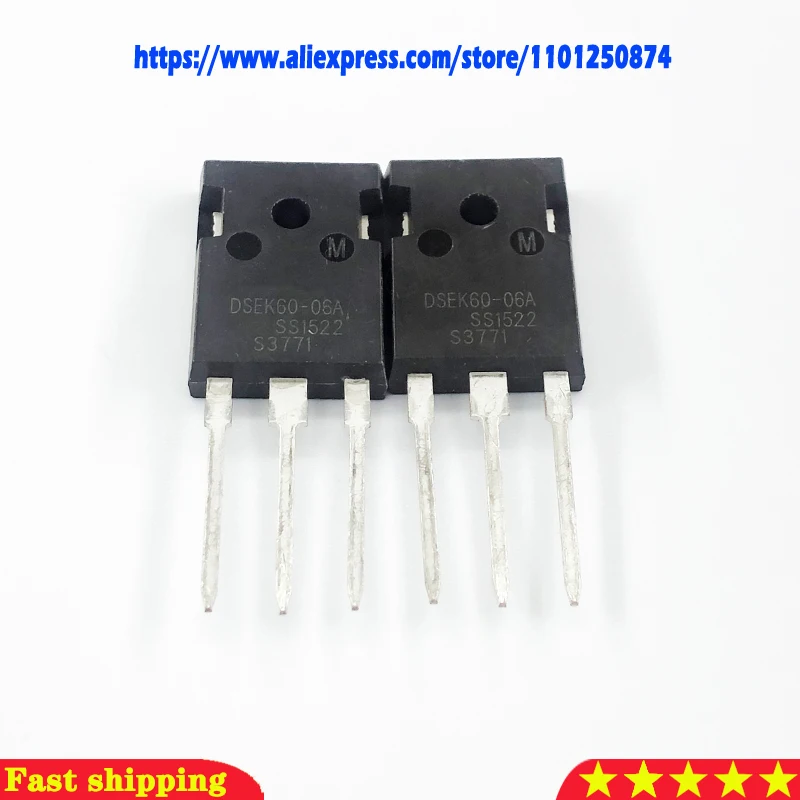 5PCS DSEC60-06A DSEK60-06A DSEC60-06 TO-247 new original In Stock