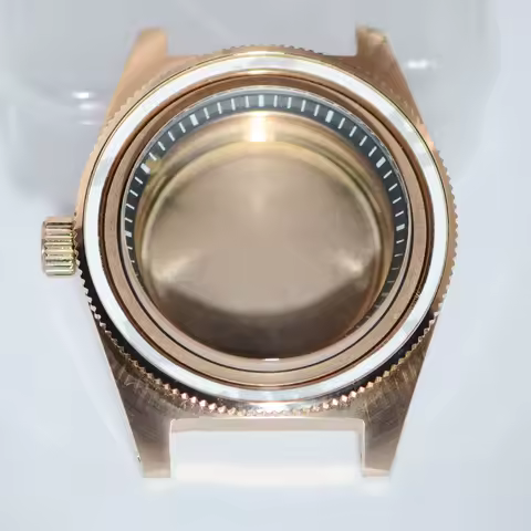 40mm 62Mas Case Nh35 Case Watch Case for 38mm Bezel Mineral Glass Watch Mod NH34 NH35 NH36 Watch Accessories