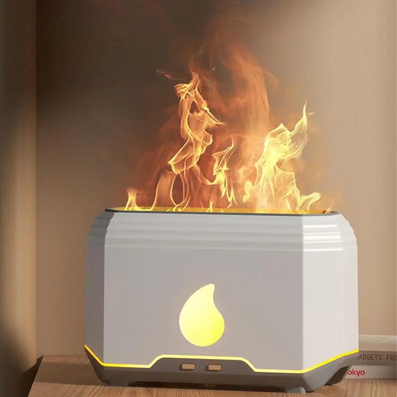 Aromatherapy Diffuser Humidifier Aromatherapy Diffuser Mist Humidifiers Atomization Design Flame Humidifier Diffuser For Bedroom