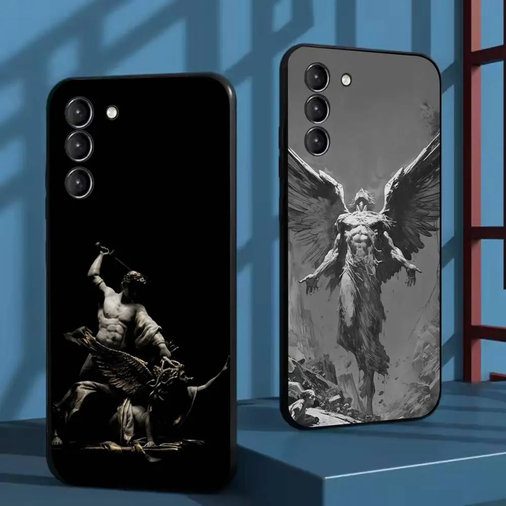 

Greek Mythology status Fitness GYM Phone Case For Samsung Galaxy A73,72,51,53,52,71,22,5G,Note,J7,8,9 Soft Black Cover