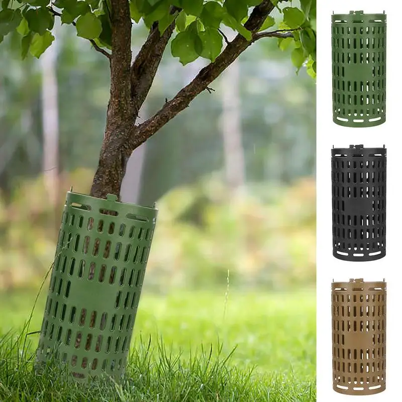 

Tree Trunk Protector Guard Expandable Plant Protectors Around Trunk Bark Plant Protector Fruit Tree Fence to Help Shield Trees