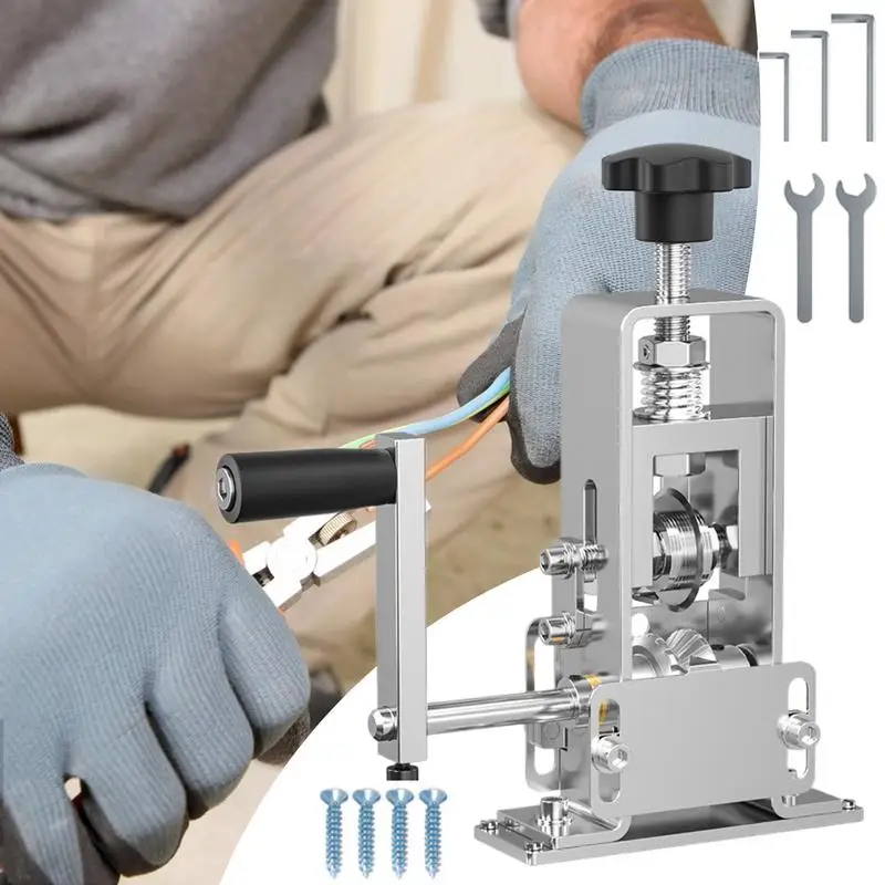 Copper Wire Stripper Machine Electric Manual Copper Wire Stripper Machine Multifunctional Adjustable Tool Electricians And