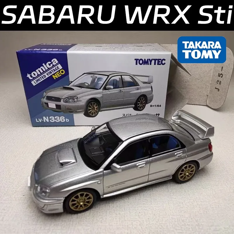 Takara TOMY Tomytec Tlv-n336b Sabaru WRX Sti Alloy Motor Vehicle Diecast