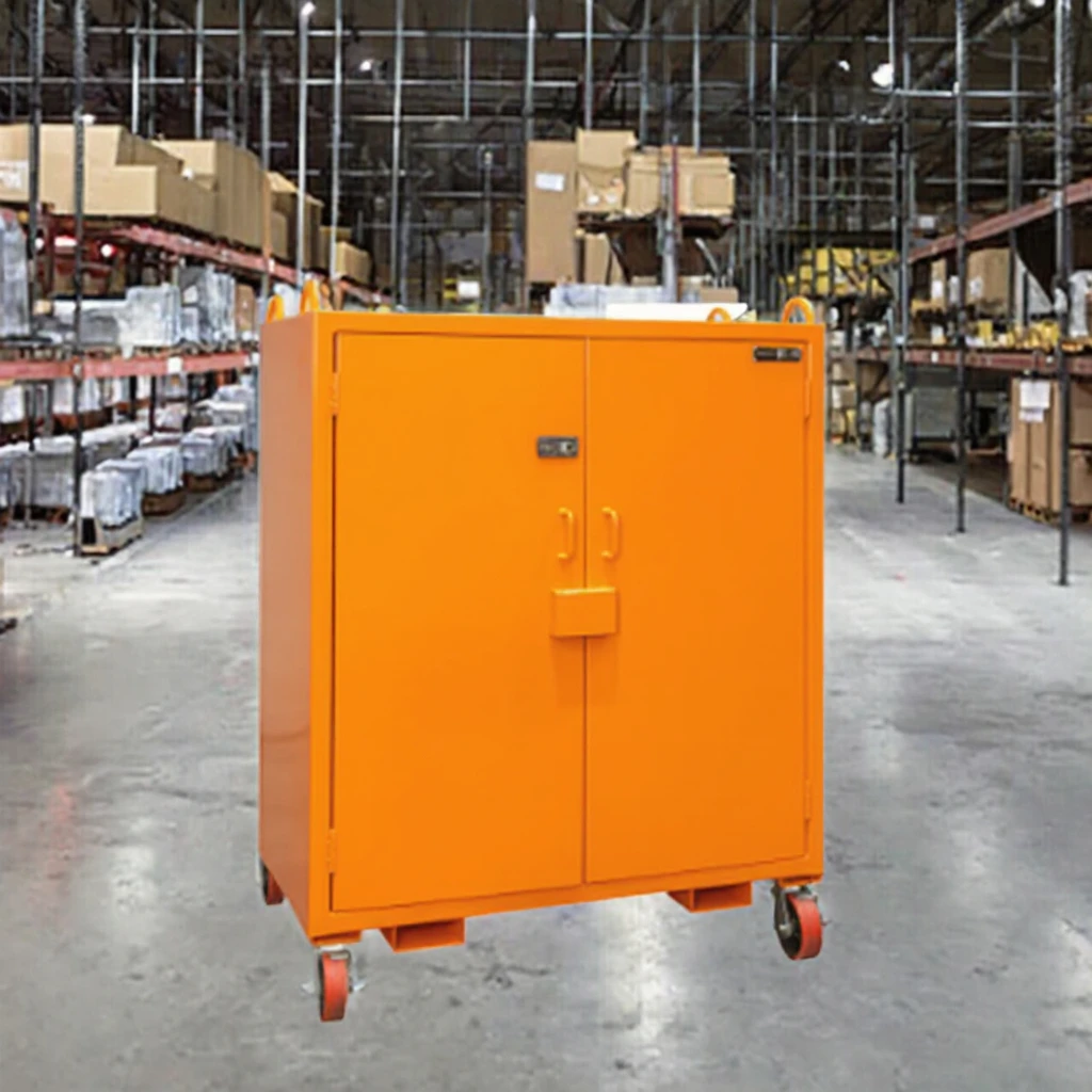 Site Tool Box Stb16, Carbon Steel 1000kg Capacity, Lockable Jobsite Box, Dust Resistant Crane Lift Storage Box for Contractor