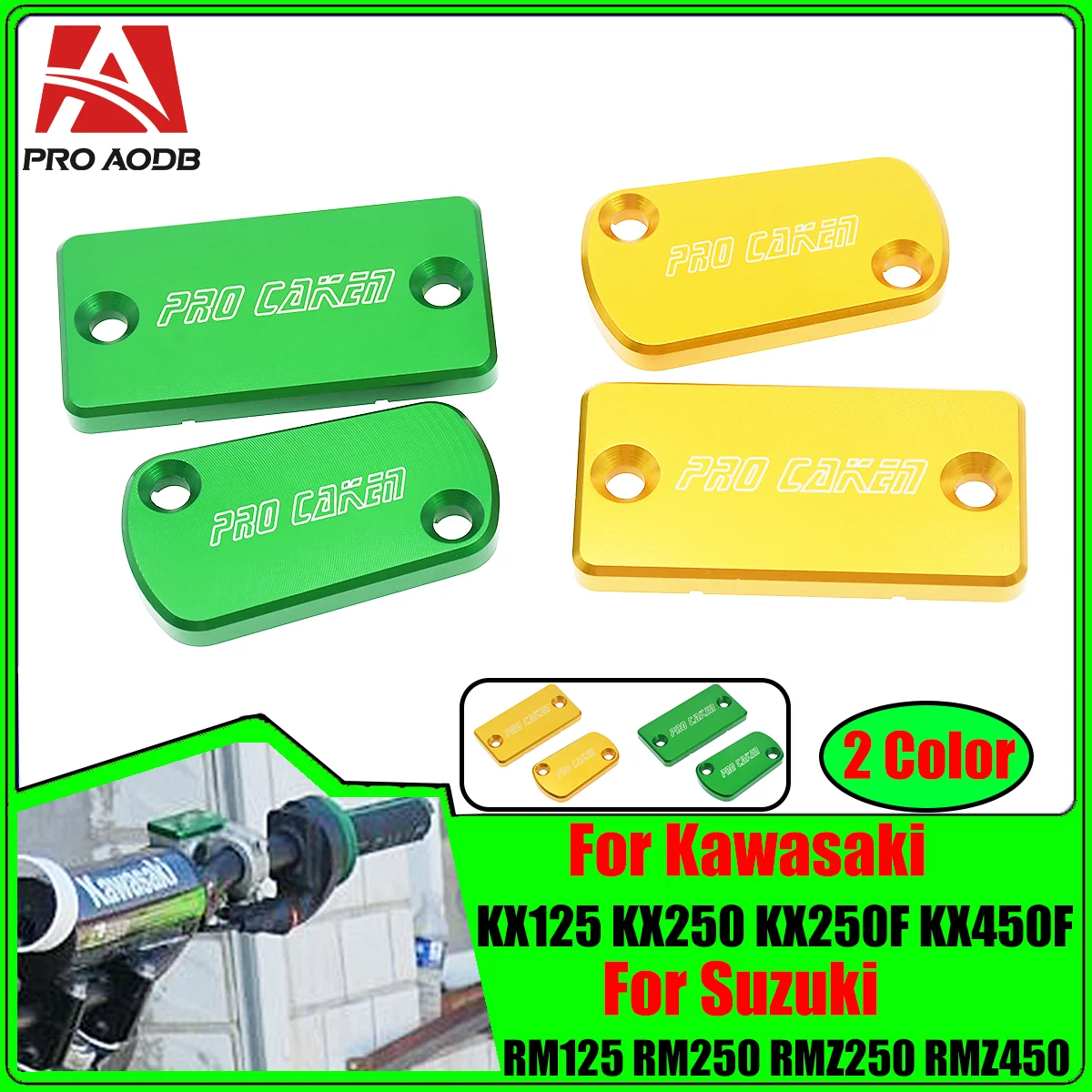 

For Kawsaki KX125 KX250 KX250F KX450F KLX450R KX 125 250 450 2008-2013 CNC Motorcycles Front Rear Brake Clutch Reservoir Cover